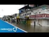 Desbordamientos de ríos y arroyos afectan a municipios de Veracruz; hay suspensión de clases