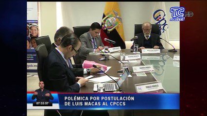 Polémica por postulación de Luis Macas al CPCCS