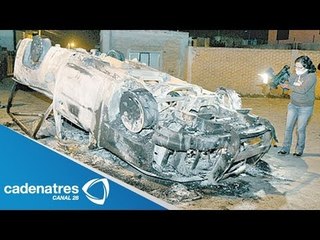 Patrullas son quemadas en protesta por ola de secuestros en Chalco (VIDEO)