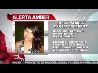 ALERTA AMBER Desaparece menor de 15 años en Ecatepec / Vianey Esquinca