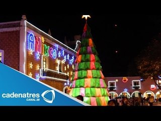 Millones de luces iluminan la "Villa iluminada" de Atlixco