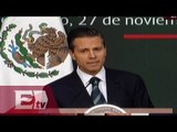 El presidente Peña Nieto anuncia medidas para fortalecer el Estado de derecho/ Discurso