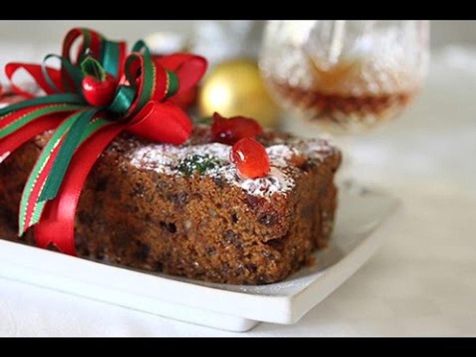 Postres para navidad / cómo hacer un fruitcake navideño