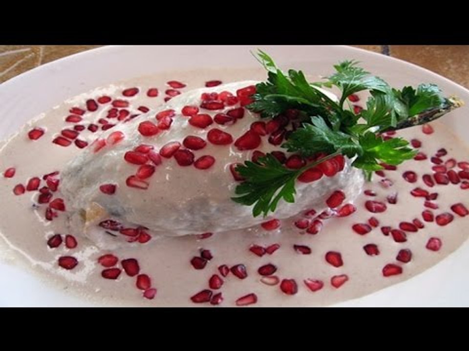 Enchiladas de pavo en nogada / Enchiladas de pavo