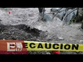 Hallan en Iguala cráneos en  fosas clandestinas / Excélsior Informa