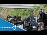 Emboscada contra federales deja 2 muertos y 9 heridos en Michoacán