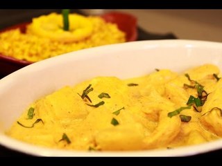 Pechuga marinada con piña y coco / Comida para bajar de peso / Comida sana