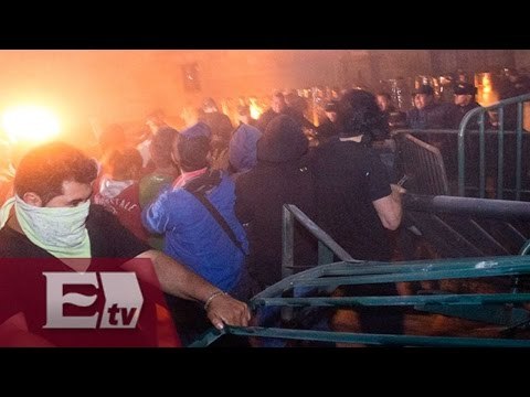 Detenidos por disturbios en marcha del 20 de noviembre son enviados a penales federales