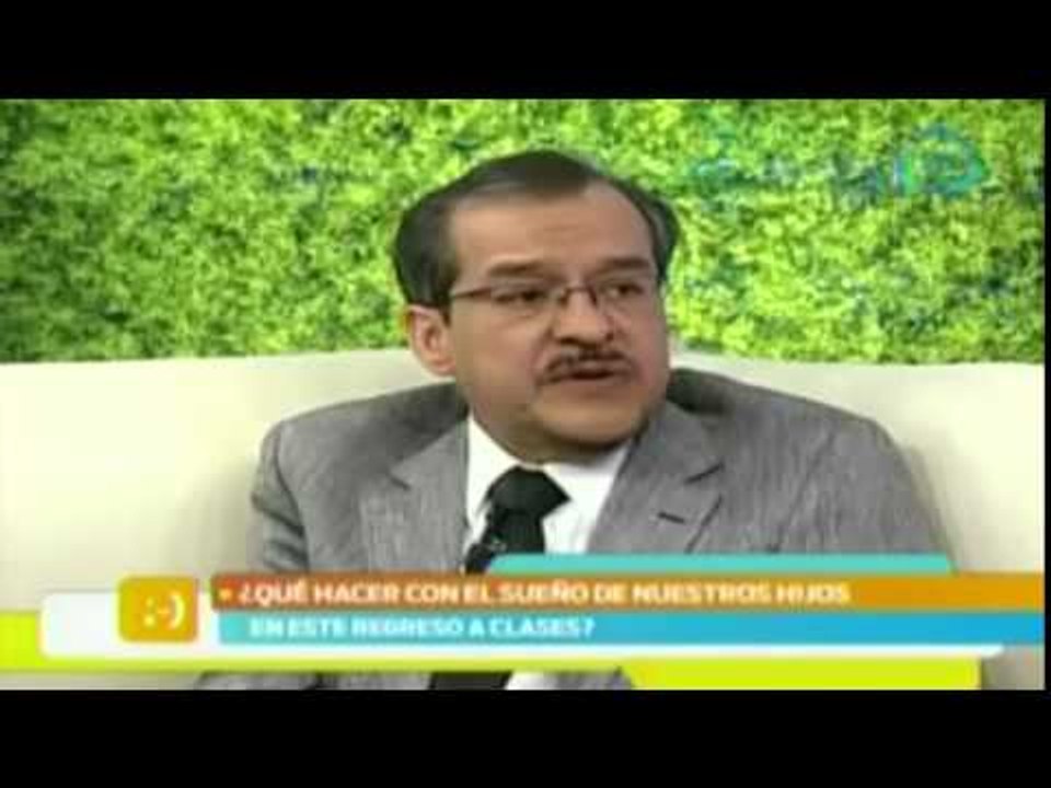 Que hacer con el sueño de nuestros hijos en este regreso a clases /Nuestro día