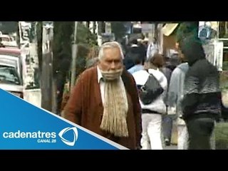 Distrito Federal sufre descenso de temperaturas; GDF exhorta a tomar medidas preventivas