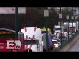 Maestros de Guerrero bloquean la autopista del Sol / Vianey Esquinca