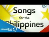 Cantantes se unen para apoyar a Filipinas / 
