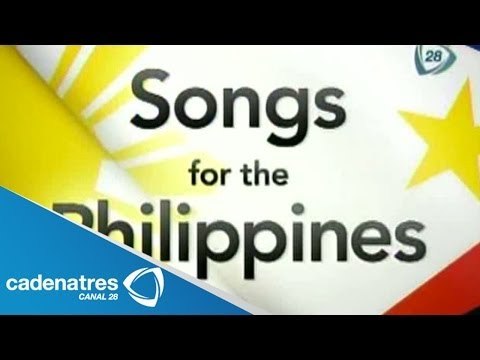 Cantantes se unen para apoyar a Filipinas / Canciones por Filipinas