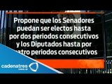 Reforma política avala reelección de legisladores, desaparición del IFE y un gobierno de coalición