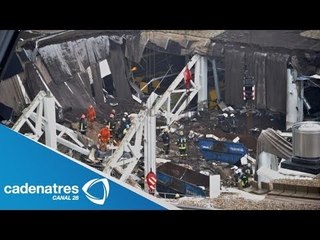 Derrumba en el estadio de Brasil deja 3 muertos