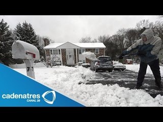 Tormenta invernal mantiene paralizado a Estados Unidos