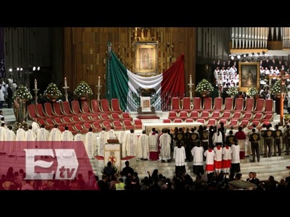 Millones de peregrinos cantan las mañanitas a la vIrgen de Guadalupe
