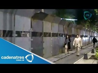Senado permanece resguardado ante debate de reformas constitucionales