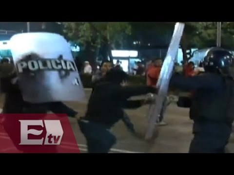 Encapuchados vandalizan comercios del DF / Excélsior informa