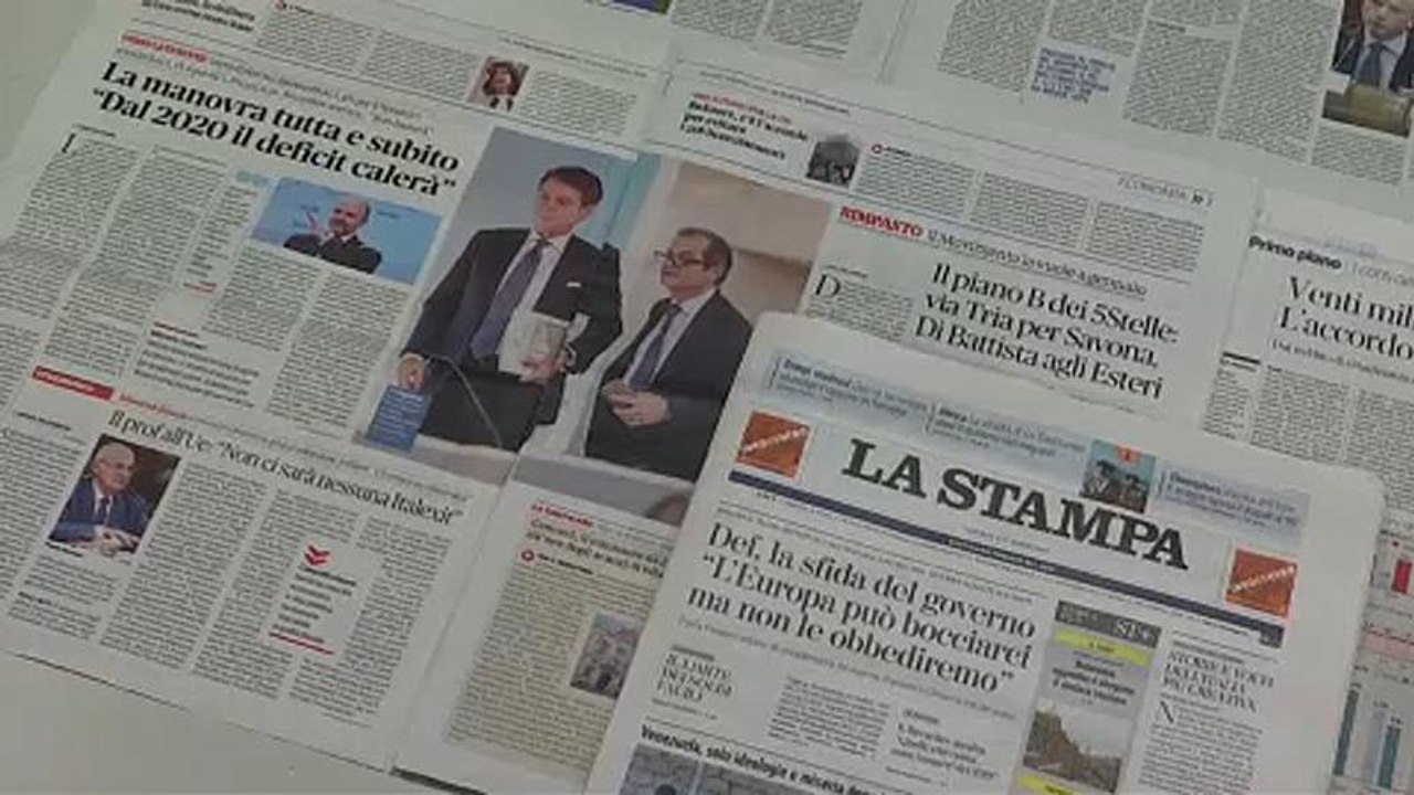 Italiens Regierung stellt neuen Haushaltsplan vor