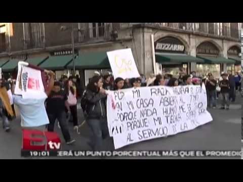 Encapuchados vandalizan comercios al terminar marcha por Ayotzinapa / Excélsior Informa