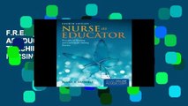 F.R.E.E [D.O.W.N.L.O.A.D] NURSE AS EDUCATOR : PRINCIPLES OF TEACHING AND LEARNING FOR NURSING