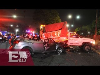 Download Video: Se registran múltiples accidentes de auto en la Ciudad de México / Vianey Esquinca