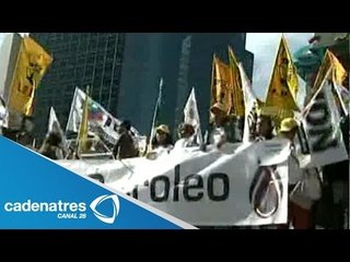 PRD concluye plantón en el Ángel a la Independencia; impulsarán consulta popular