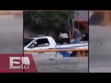 Captan en video a policía golpeando a indigente / Excélsior Informa