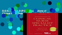 D.O.W.N.L.O.A.D [P.D.F] Foundations of Clinical Nurse Specialist Practice [E.P.U.B]