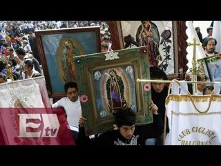 Peregrinos del Estado de México no se detienen pese a clima y peligros