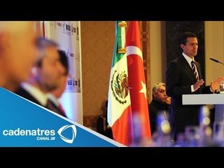 Peña Nieto se reúne con empresarios de Turquía