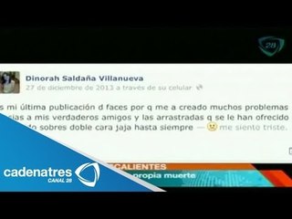 Mujer de Aguascalientes anuncia su muerte en Facebook