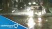 Intensas lluvias causan inundaciones y encharcamientos en Villahermosa, Tabasco