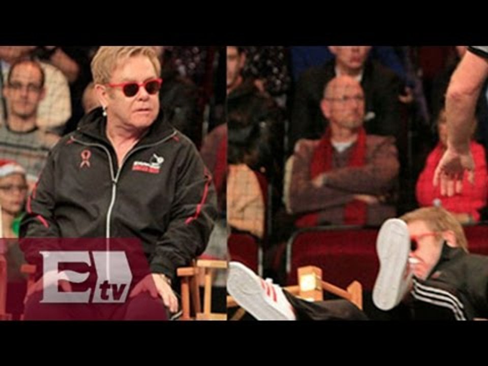 Elton John y su "oso" en el tenis ya es un video viral / Excélsior informa