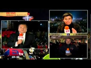 Así se vive el ambiente en la Basílica de Guadalupe