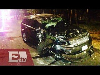 Delegado de Iztapalapa sufre aparatoso accidente de auto / Vianey Esquinca