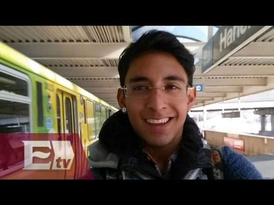 Llega a México el joven que irrumpió en la entrega del Nobel de la Paz / Vianey Esquinca