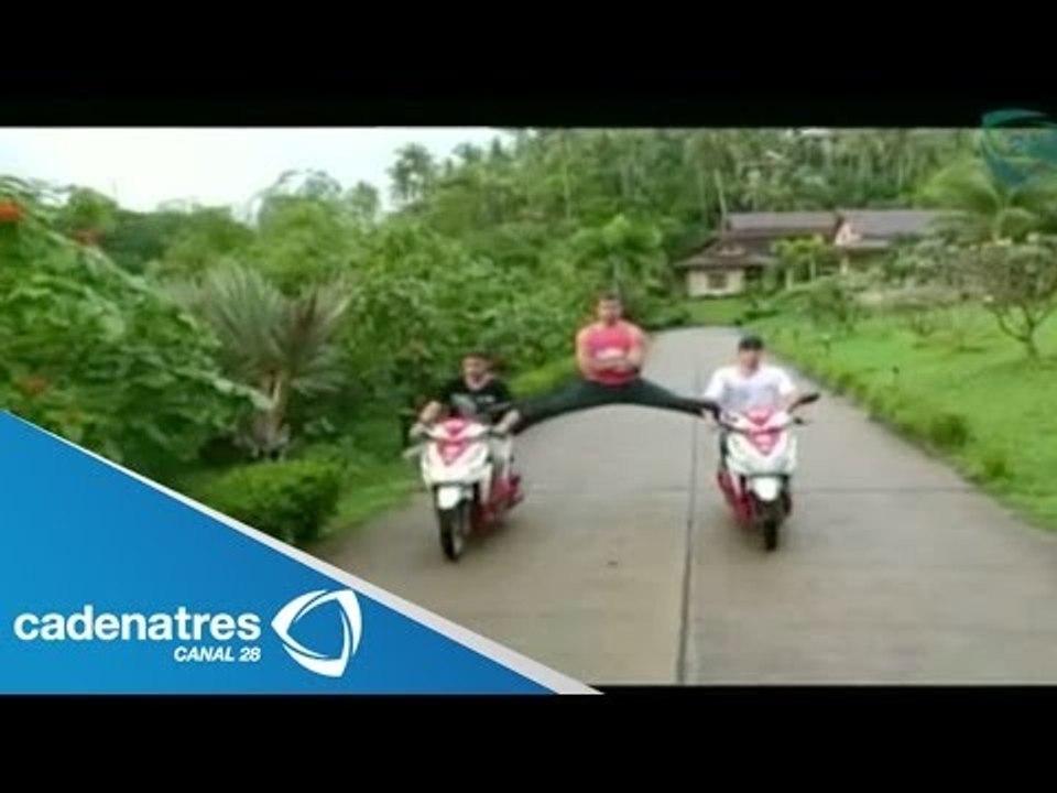 Se burlan del video de Jean-Claude Van Damme / Parodia del split de Jean-Claude Van Damme