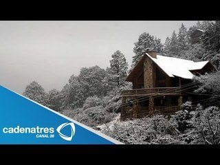 ALERTA en Arteaga por fuetes nevadas / Nevadas históricas en México