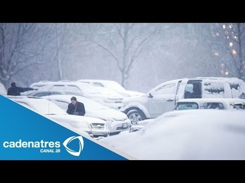 Estados Unidos bajo cero / Fuertes nevadas en Estados Unidos / VIDEO