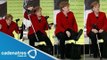 Angela Merkel se fractura la pelvis / Angela Merkel pelvic fracture
