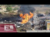 Impresionante incendio en Huehuetoca, Estado de México / Excélsior informa