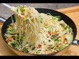 Fideos chinos con res y verduras / Cómo hacer fideos chinos