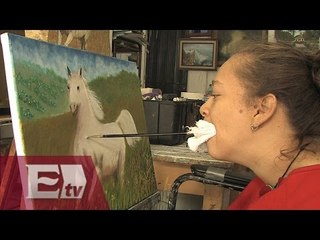 Personas con capacidades distintas exponen sus pinturas en Europa/ Excélsior Informa