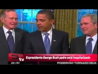 Ex presidente George W Bush fue hospitalizado