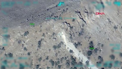 Irak'ın Kuzeyinde Terör Yuvaları Böyle Vuruldu