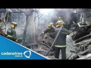 Fuerte explosión sorprende a habitantes de una vivienda de Toluca (VIDEO)