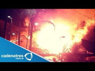 Acapulco en llamas en la última noche del año