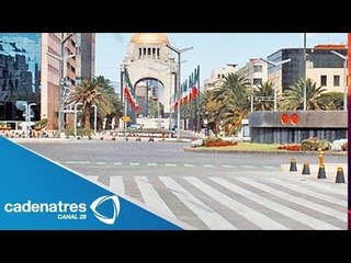 Calles capitalinas vacías en el primer día del 2014